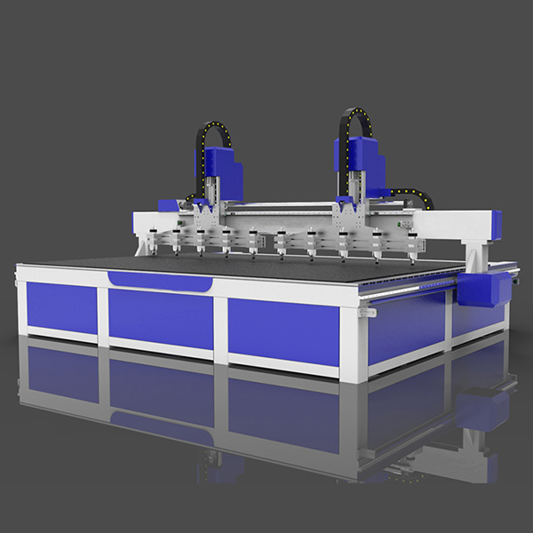 1325 2040 बहु स्पिन्डल वुडवर्किङ CNC राउटर मेसिन